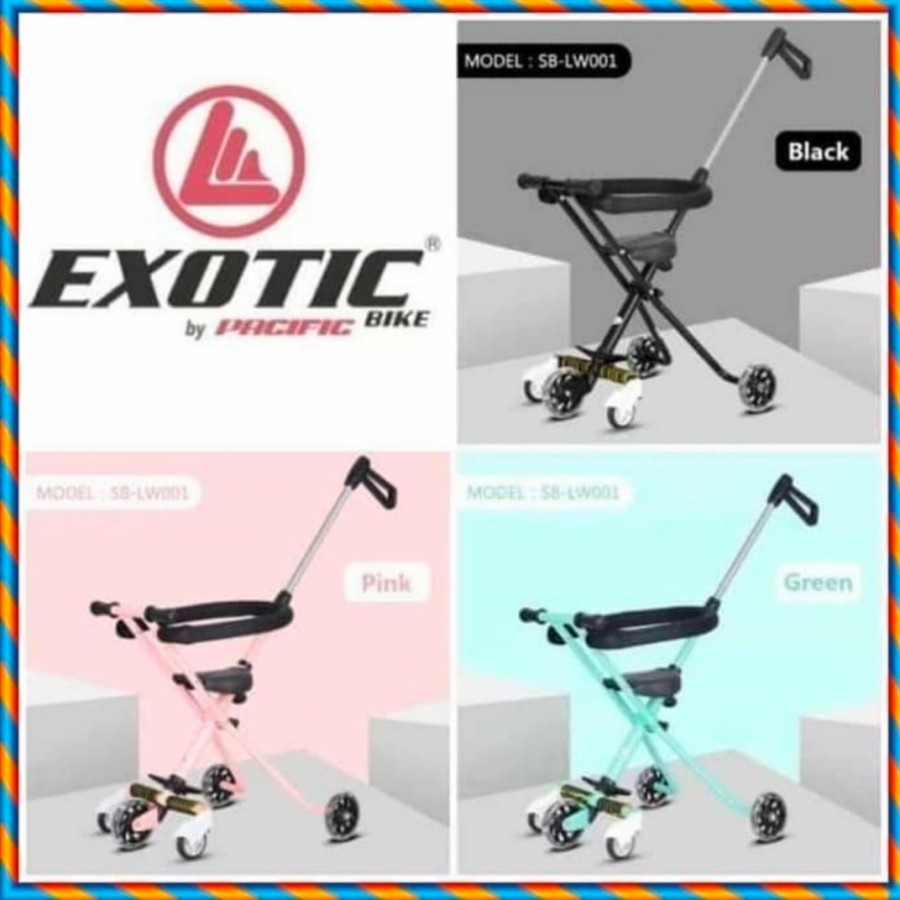 Magis Stroller Exotic ET LW 001 Roda 5 Dorongan Bayi